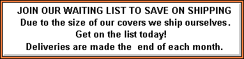 Join our waiting list to save on shipping